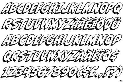 Free Comic Book Lettering Font